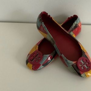 Tory Burch multi color flat